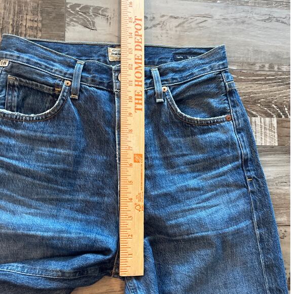 Citizens of Humanity Sacha High Rise Wide Leg Jeans Size 25 Lightweight Cropped - Picture 13 of 14